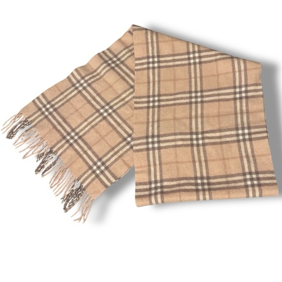 Burberry Check Fringe Scarf - Picture 2 of 4